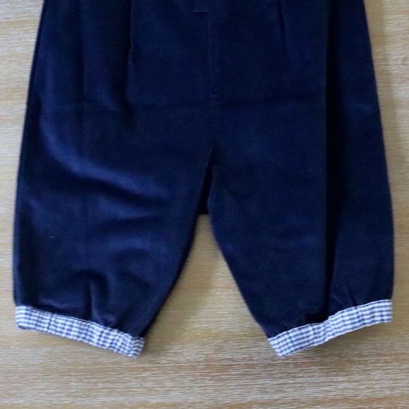 NWOT Petit Confection Baby Boy Blue Corduroy Holiday Snowman One-Piece Outfit 9M - Picture 9 of 10